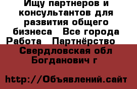 Ищу партнеров и консультантов для развития общего бизнеса - Все города Работа » Партнёрство   . Свердловская обл.,Богданович г.